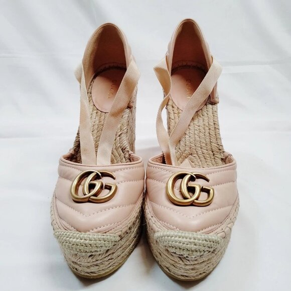 Gucci Sandals Women Beiges PVC 400-071525 - Picture 1 of 9